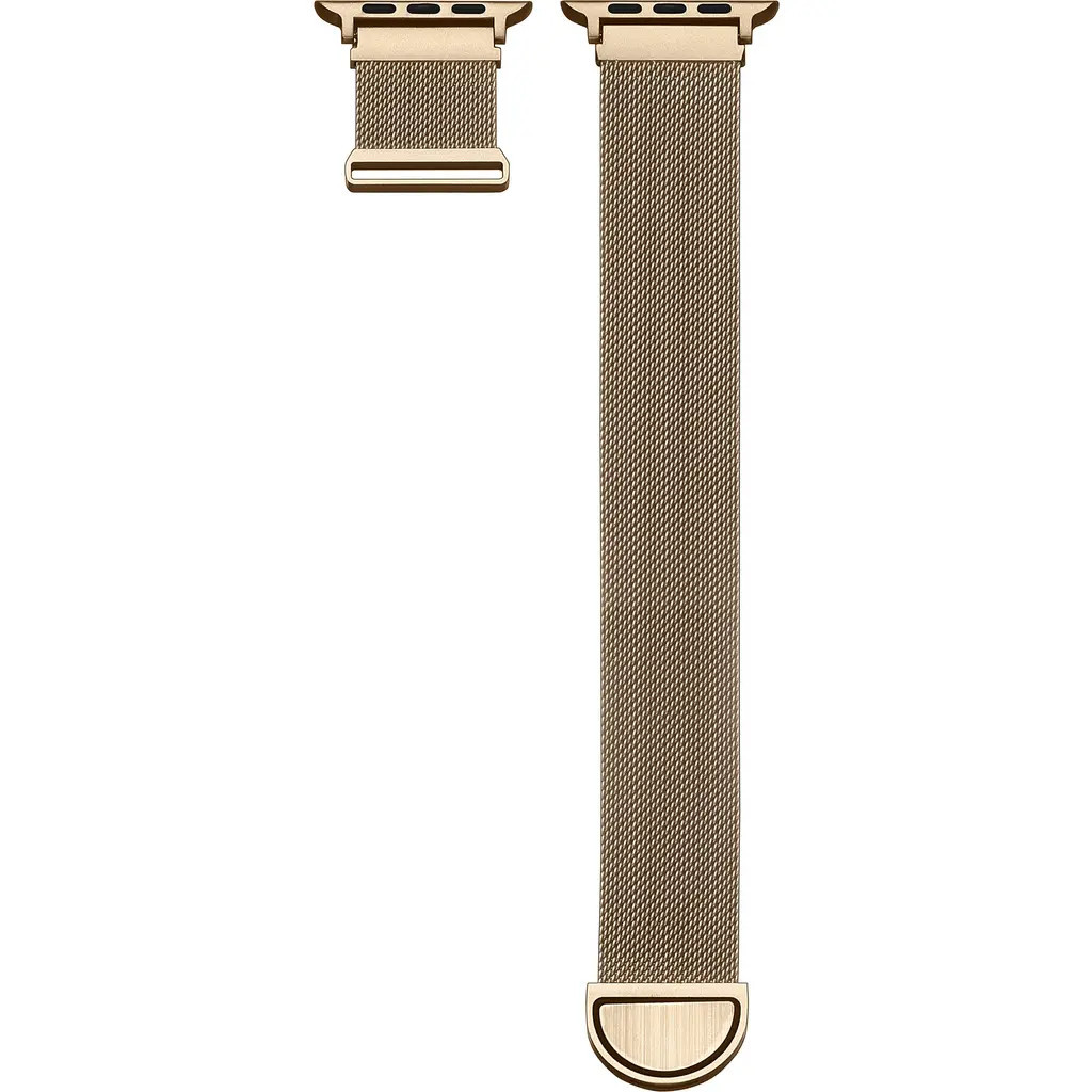 The Posh Tech Stainless Steel Apple Watch® Bracelet Watch Band in Gold at Nordstrom Rack | Nordstrom Rack