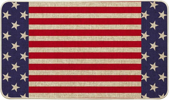Artoid Mode Stars Stripes Patriotic 4th of July Doormat, Memorial Day Home Decor Switch Rug Door ... | Amazon (US)