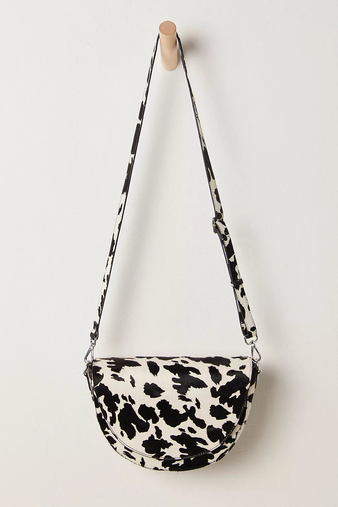 Intentionally Blank Michigan Half Moon Cowhide Crossbody Bag | Free People (UK)