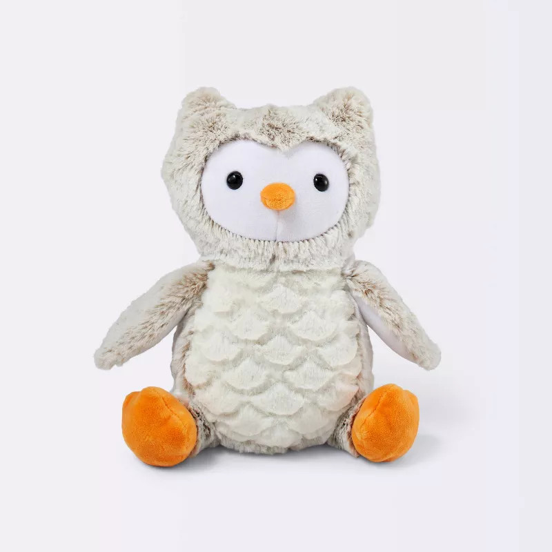 Plush Owl - Cloud Island™ Light Brown | Target