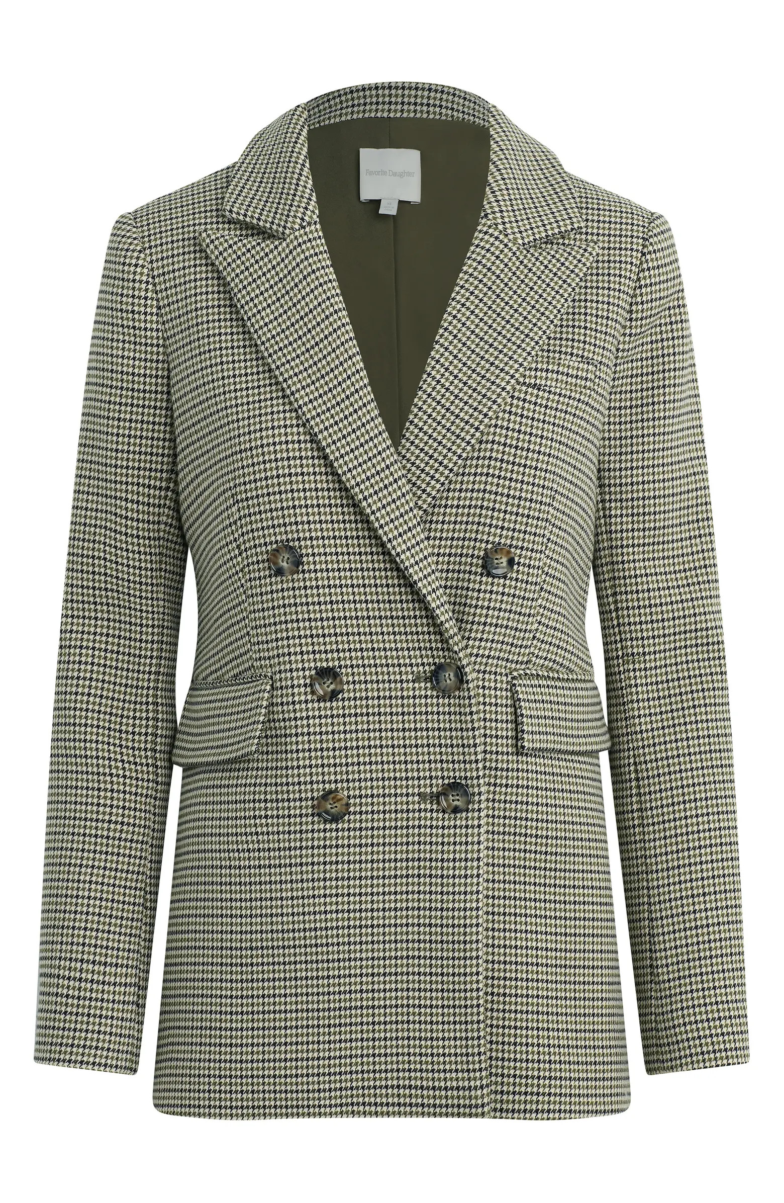 The Phoebe Houndstooth Double Breasted Blazer | Nordstrom