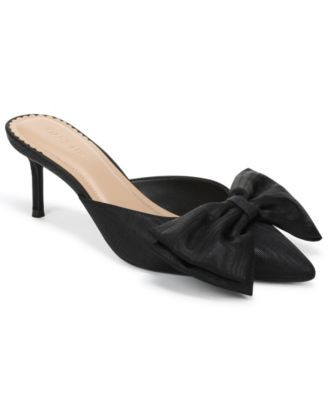 On 34th Alaynaa Pointed-Toe Bow Mule Pumps, Exclusively at Macy's - Leopard | Macy's