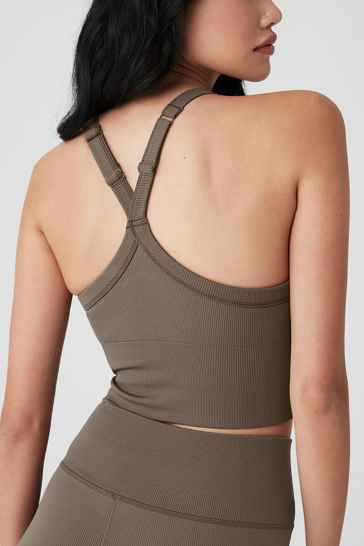 Seamless Ribbed Favorite Bra Tank | Alo Yoga (US)