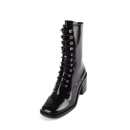 JEFFREY CAMPBELL SCHOLASTIC Boots Black | Walmart (US)