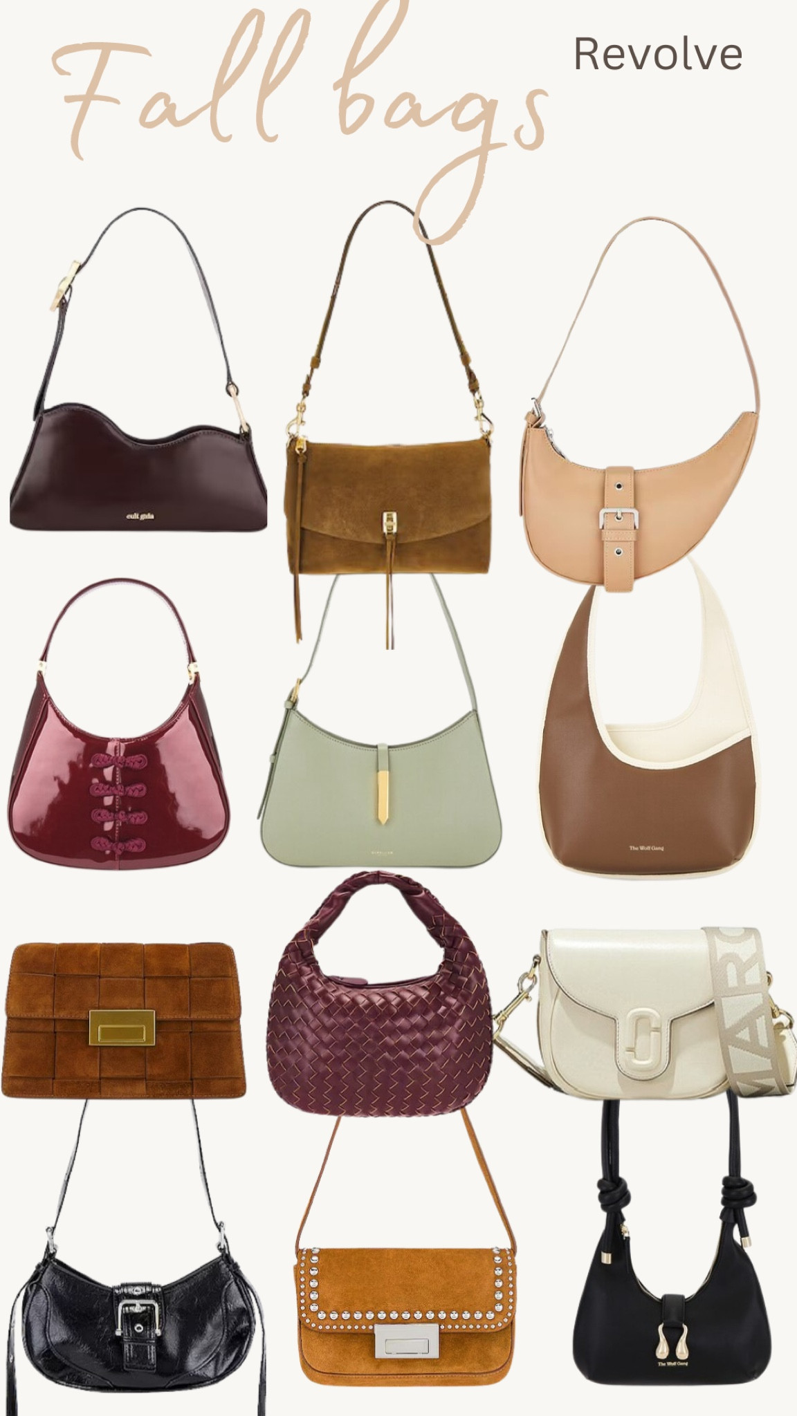 Fall bags from Revolve

#LTKStyleTip #LTKSeasonal #LTKNYFW