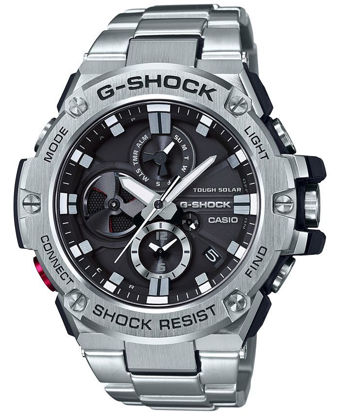 G-Shock Men's Stainless Steel Bracelet Watch 53.8mm & Reviews - Macy's | Macys (US)