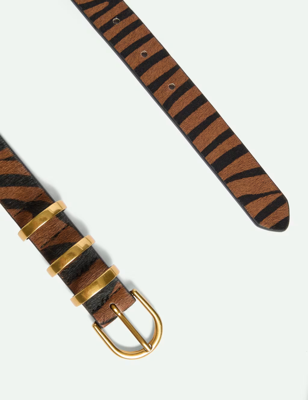 Animal-Print Leather Belt | Marks & Spencer (UK)