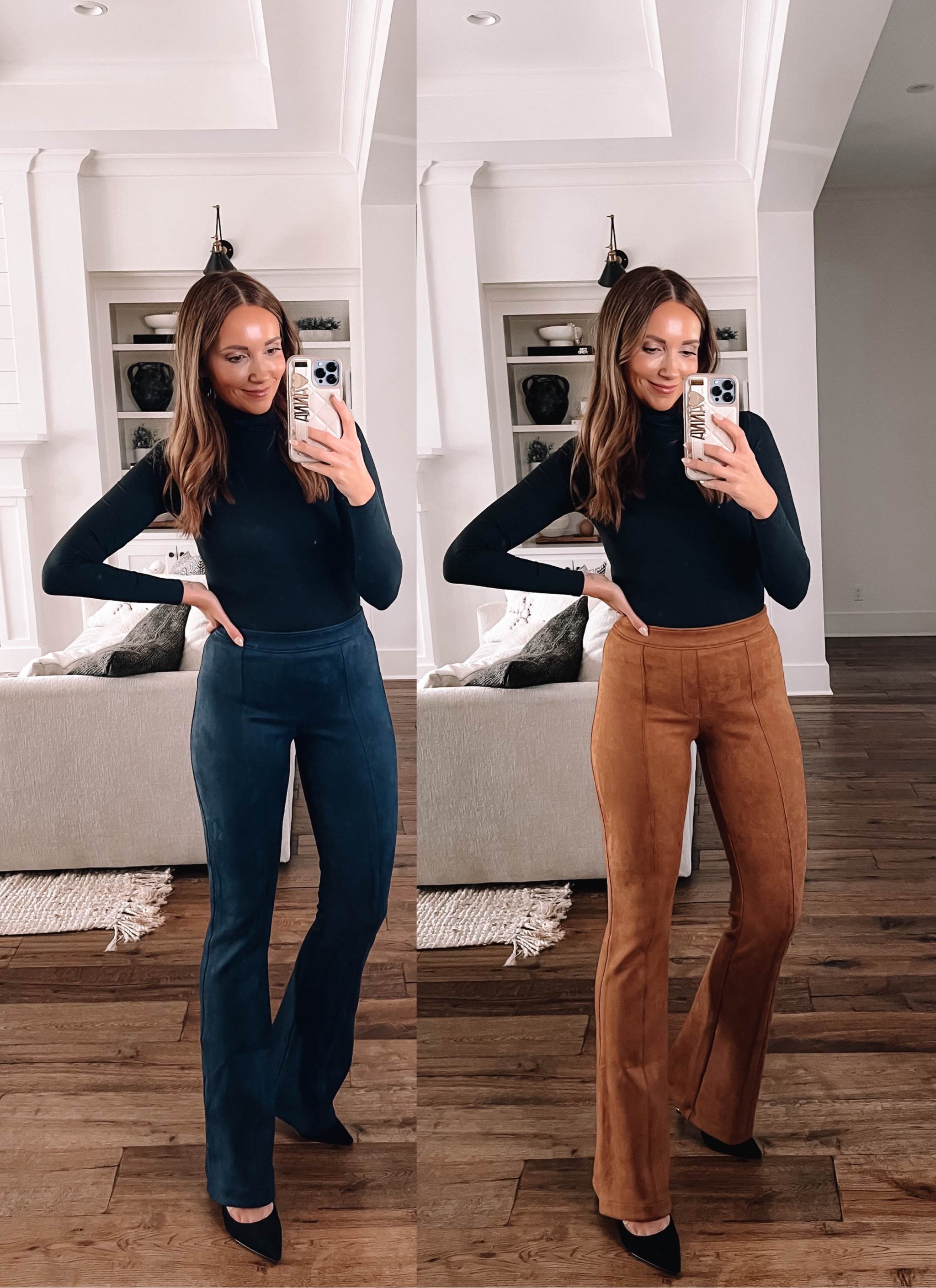 High Waist Faux Suede Leggings curated on LTK