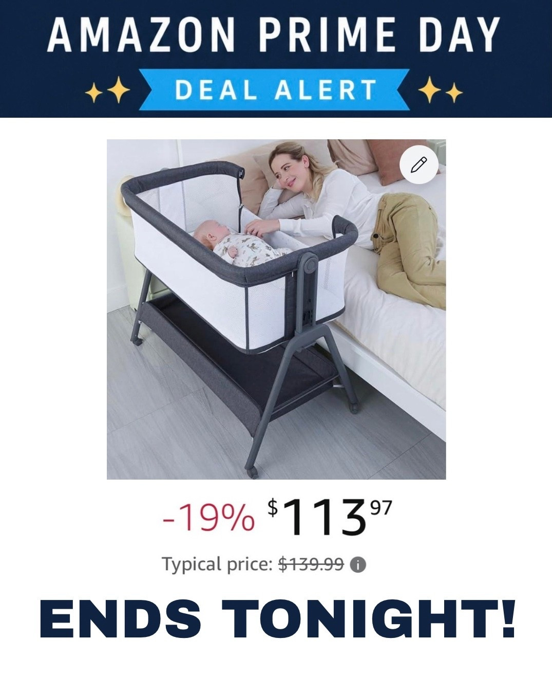 ✨ One of my most-used baby items this time around! ✨

The Angelbliss Bedside Sleeper has been a lifesaver for nighttime feeds and those constant newborn check-ins. I love that it keeps baby close while still giving him his own safe sleep space. The adjustable height, breathable mesh sides, and storage underneath make those overnight wake-ups so much easier. 🤍

If you’re building a baby registry or preparing for those newborn days, this is definitely a product I’d recommend adding to your list! 👶✨ #LTKBaby #BabyRegistryMustHave #NewbornEssentials #MomFavorite

The Angelbliss bedside sleeper features a fold-down side for bedside access, adjustable height settings, breathable mesh sides, and storage underneath for diapers, wipes, and other essentials.

#LTKmomlife #LTKBaby #LTKBump