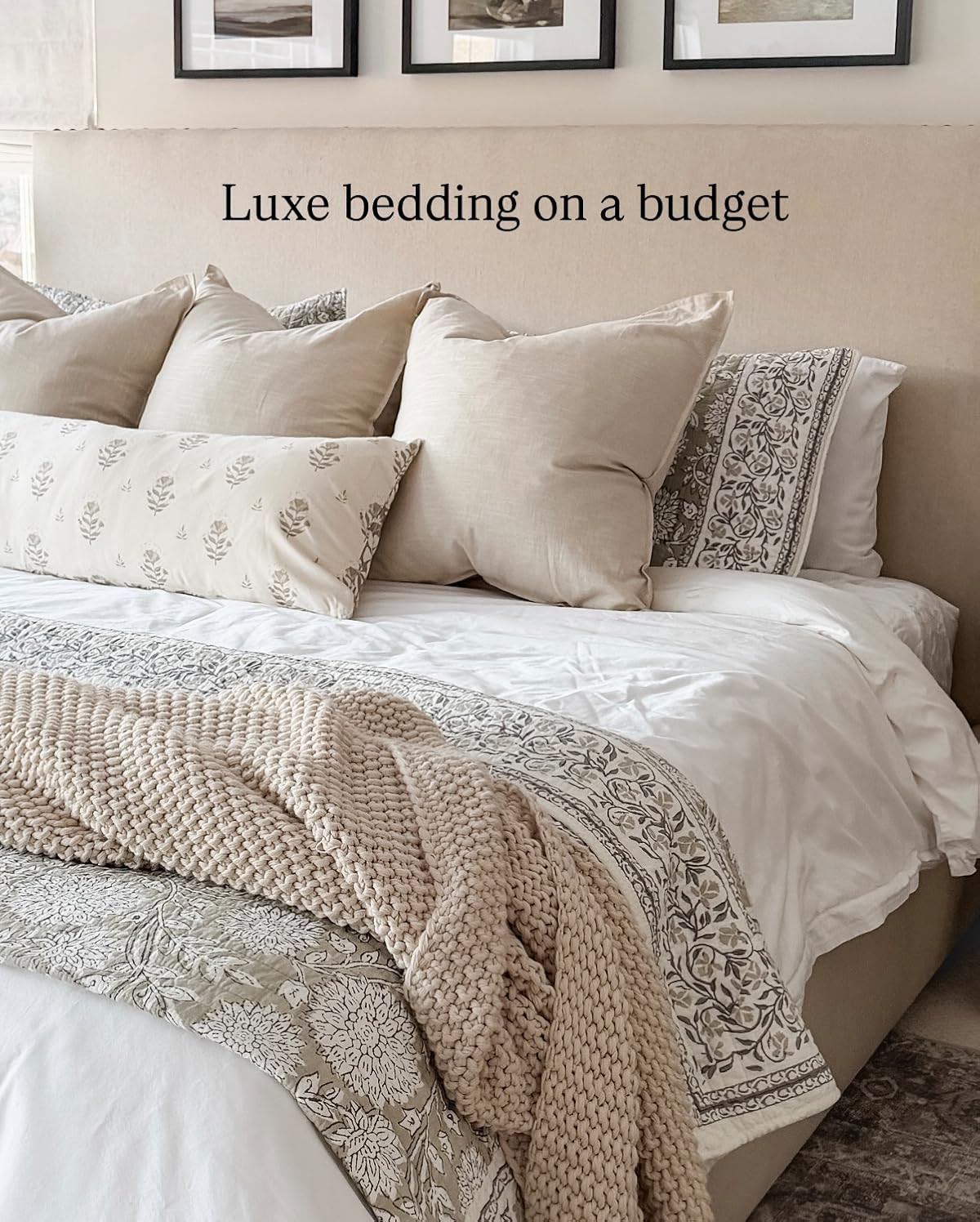 Levtex Home Adare Taupe Reversible King/Cal King Comforter Set (106x94in) with 2 Pillowcases (36x... | Amazon (US)