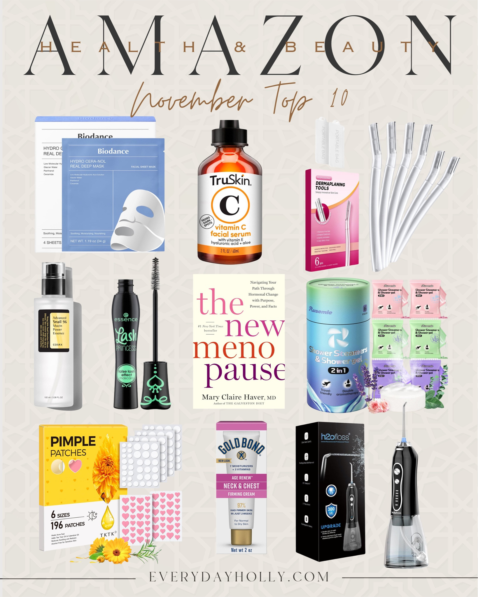 Health & Beauty Bestsellers

Health and beauty  Amazon finds  Amazon  beauty  beauty gifts  stocking stuffers for her  stocking stuffers  eye mask  face razors  lotions  mascara  snail mucin  EverydayHollyu

#LTKSeasonal #LTKGiftGuide #LTKBeauty