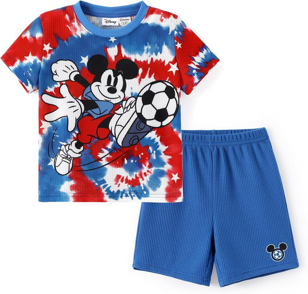 Disney Marvel Spiderman Boys Short Sets Kids Clothes Venom T-Shirt & Shorts Set Summer Outfit Ath... | Amazon (US)