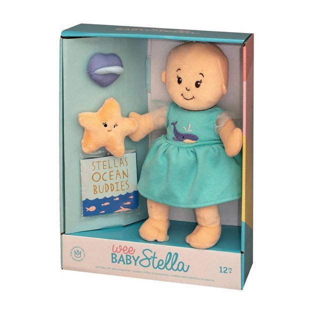The Manhattan Toy Company Wee Baby Stella Doll - Under the Sea theme | Target
