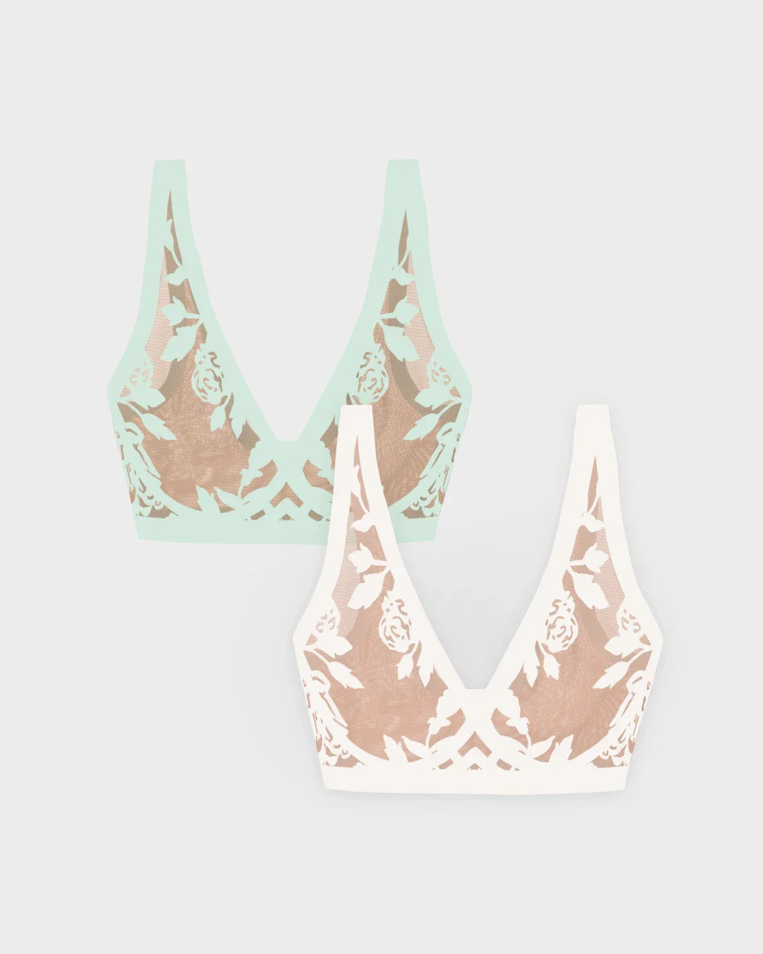 Muse & Madam Lux Sheer Bralette Duo Sheer Bra Duo for | EBY | EBY (US)