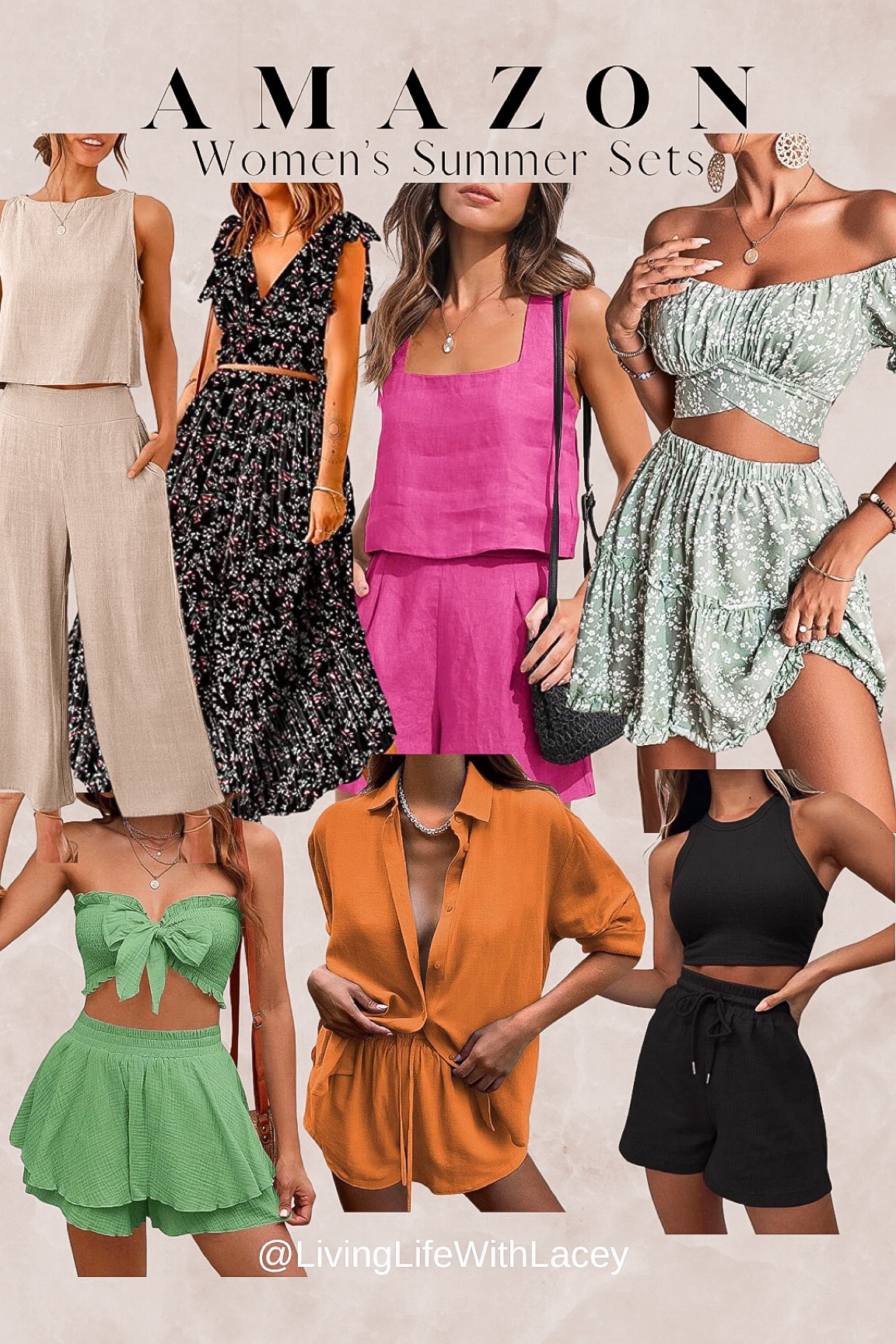 Amazon Women’s Summer outfit sets | outfit set finds for her | Summer fashion 

#outfitsets #summer #summerfashion #dressforless #amazonfinds

#LTKunder50 #LTKSeasonal #LTKstyletip