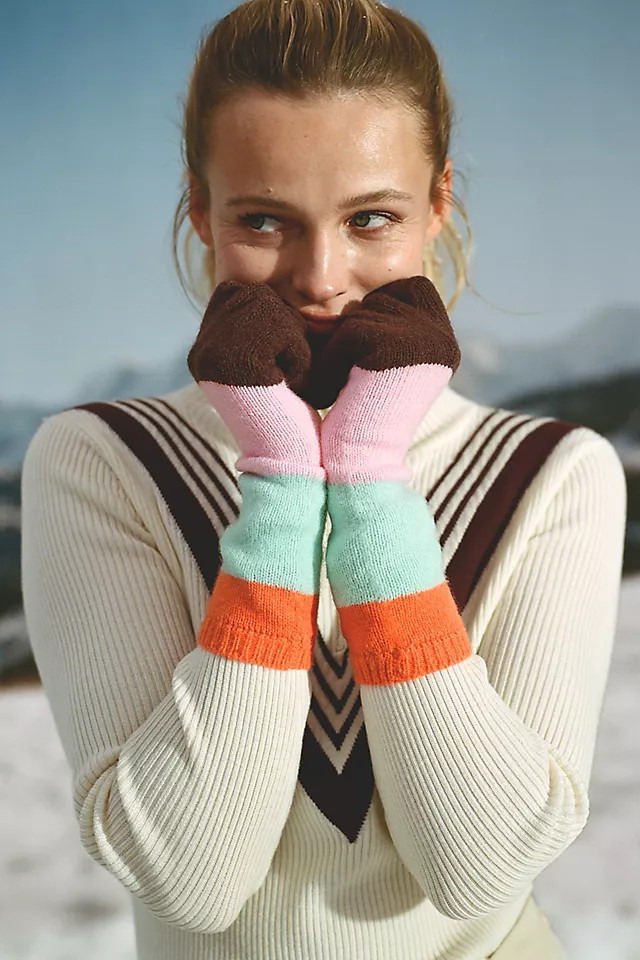Colorblocked Tech Gloves | Anthropologie (US)