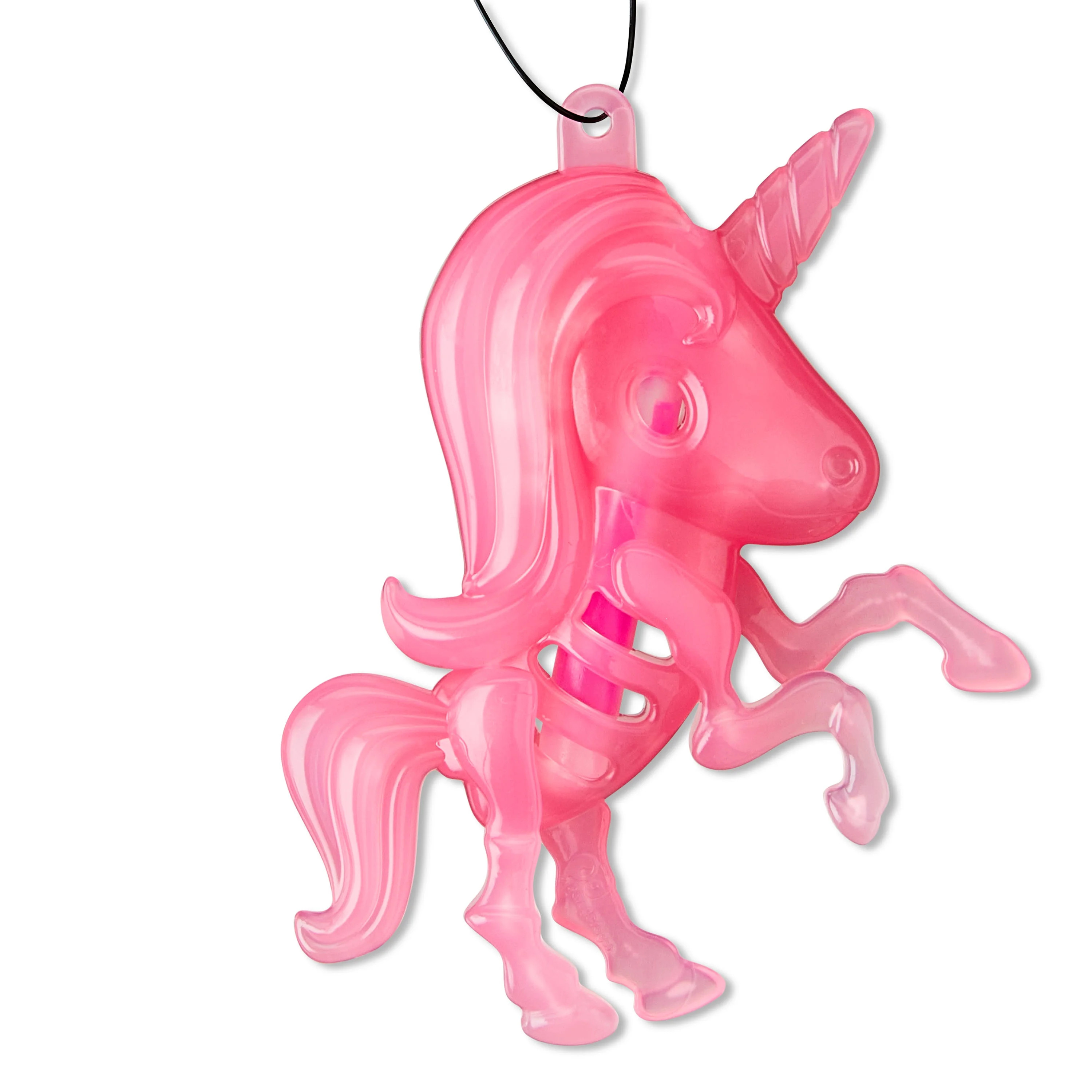 Halloween Glow Skeleton Unicorn Necklace, Pink, Way to Celebrate | Walmart (US)
