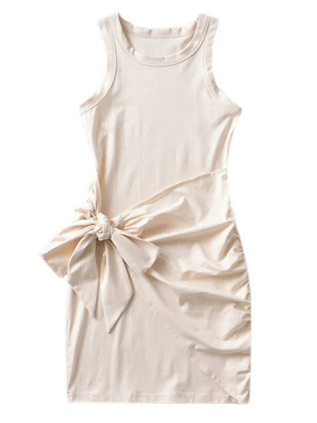 'Aimee' Front Tied Wrap Tank Dress (4 Colors) | Goodnight Macaroon