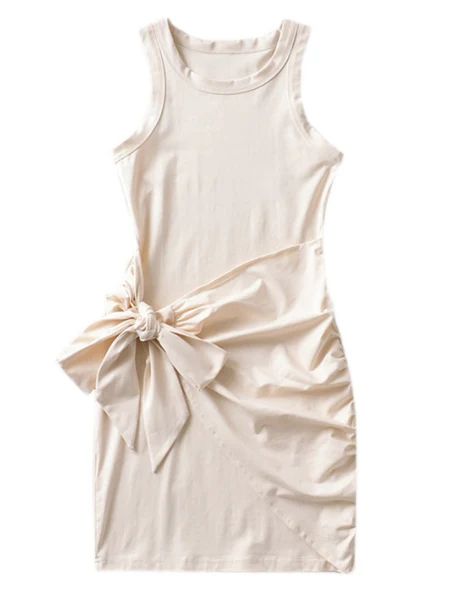 'Aimee' Front Tied Wrap Tank Dress (4 Colors) | Goodnight Macaroon