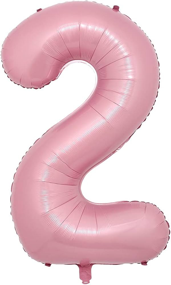 40 Inch Giant Pink Numbers digit 0-9 baby shower Birthday Party Decorations Supplies Helium Foil ... | Amazon (US)