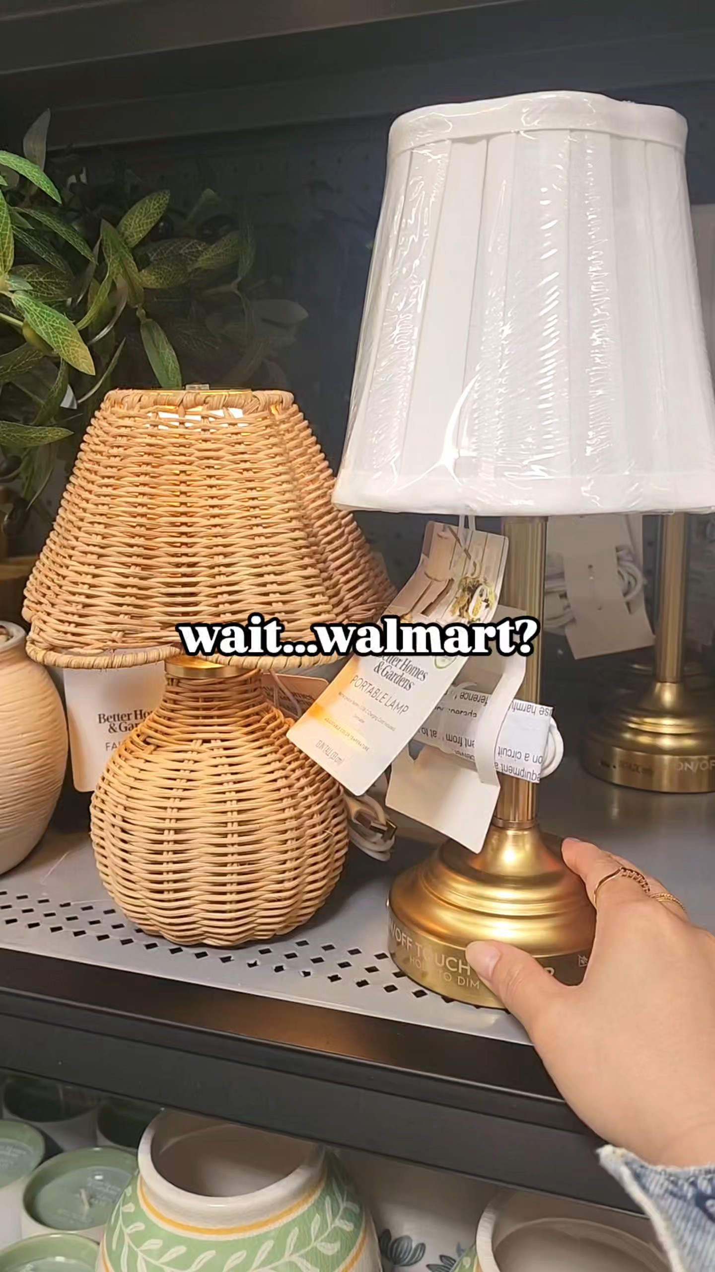 Better Homes & Gardens mini table lamp Walmart woven rattan lamp brass base lamp neutral home decor lightingComment LAMP for link.wait… Walmart actually got these right.The woven one is the standout for me—I’d try it because it adds texture and a little whimsy without feeling like too much.The brass one feels more classic and simple.Linked in LTK if you want to check both.#walmartfinds #betterhomesandgardens #walmarthome #neutralhome #homedecorfinds #ltkhome #affordablehome

#LTKHome #LTKSeasonal