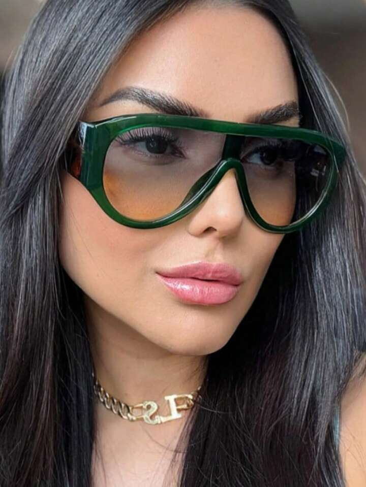 Vintage Stylish Fashion Unisex Fashion Glasses, High-End Casual Daily Wear, Outdoor, Festival, Party, Runway, Suitable For Daily Use | SHEIN