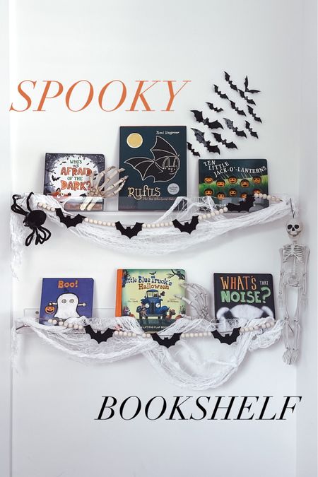 Spooky bookshelf, Halloween playroom, Halloween books for kids

#LTKSeasonal #LTKHalloween