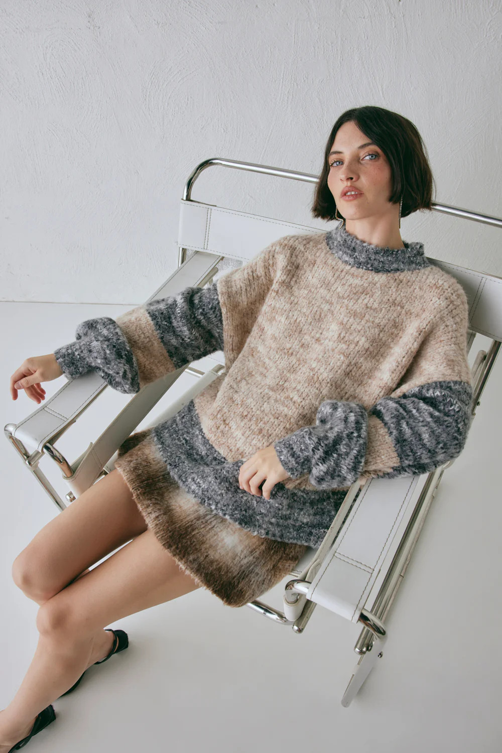 Alys Knit Jumper Marle | VRG Grl