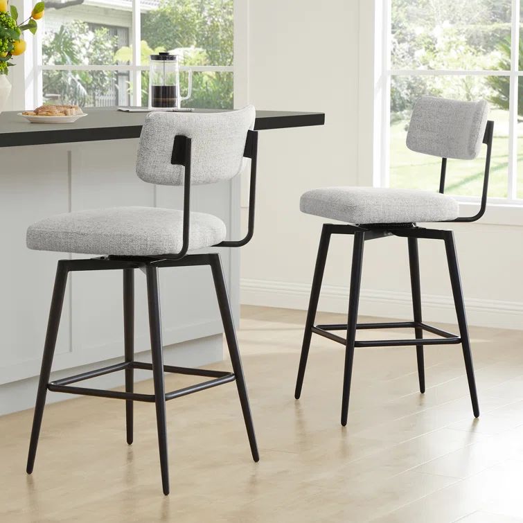 Bayardo Swivel 27.4'' Counter Stool | Wayfair North America