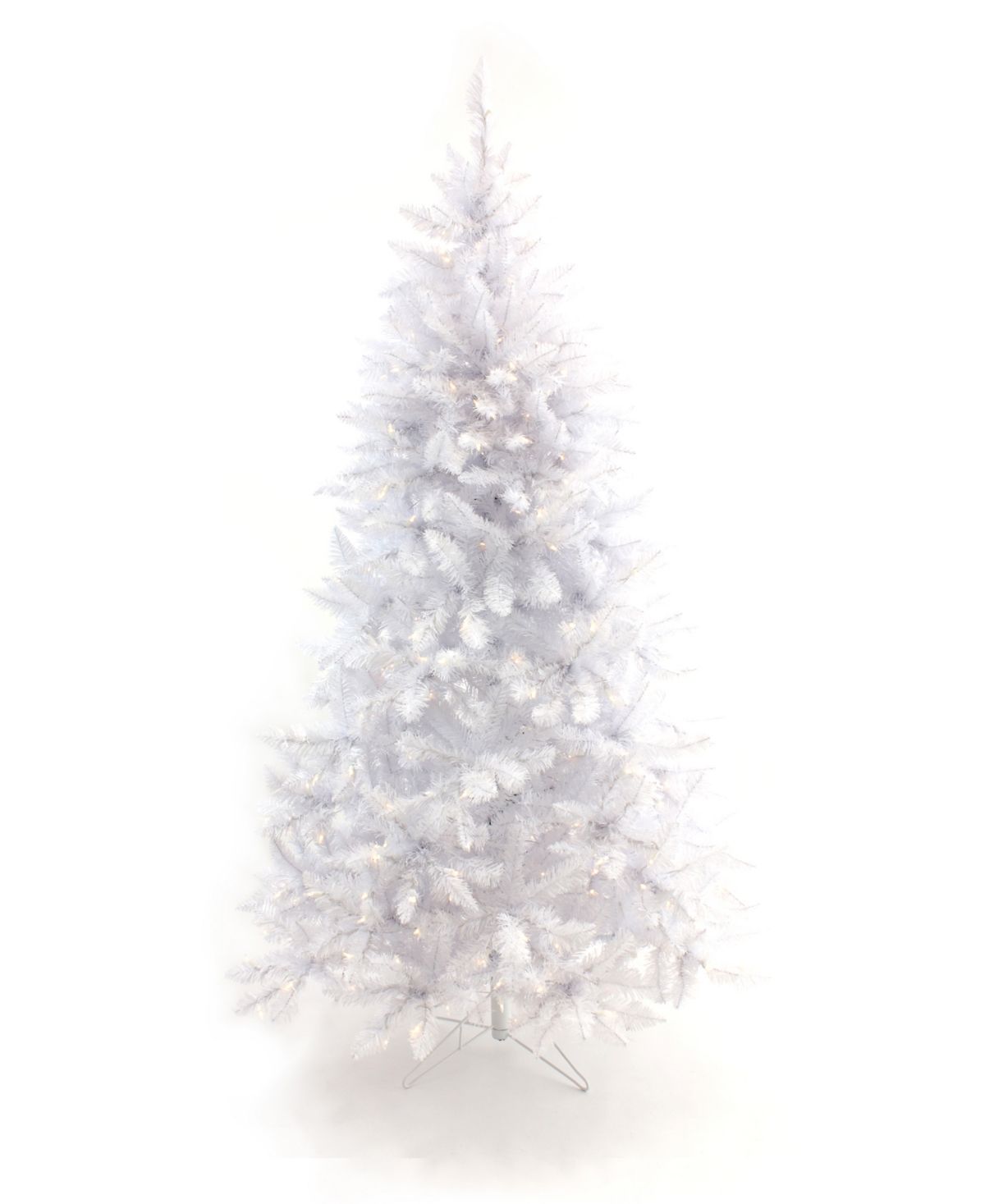 Perfect Holiday 5' Pre-Lit White Christmas Tree with Warm White Led Lights | Macys (US)