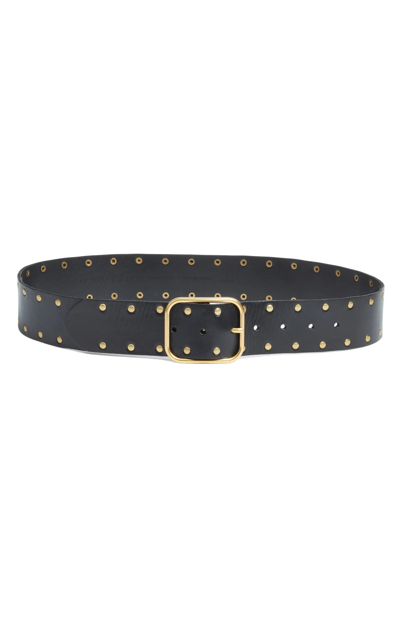 Treasure & Bond Wren Stud Leather Belt | Nordstrom | Nordstrom