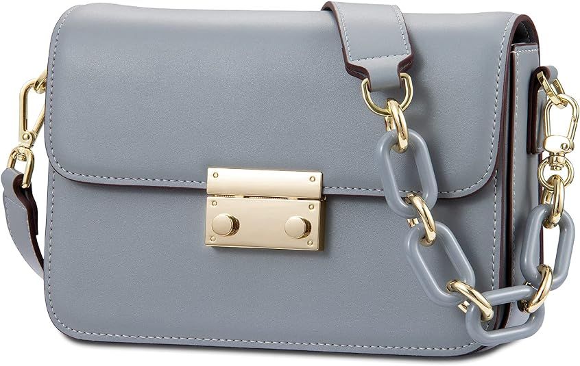 Women Leather Crossbody Bag Small Crossbody Purse Clutch Purse Crossbody Handbag | Amazon (US)