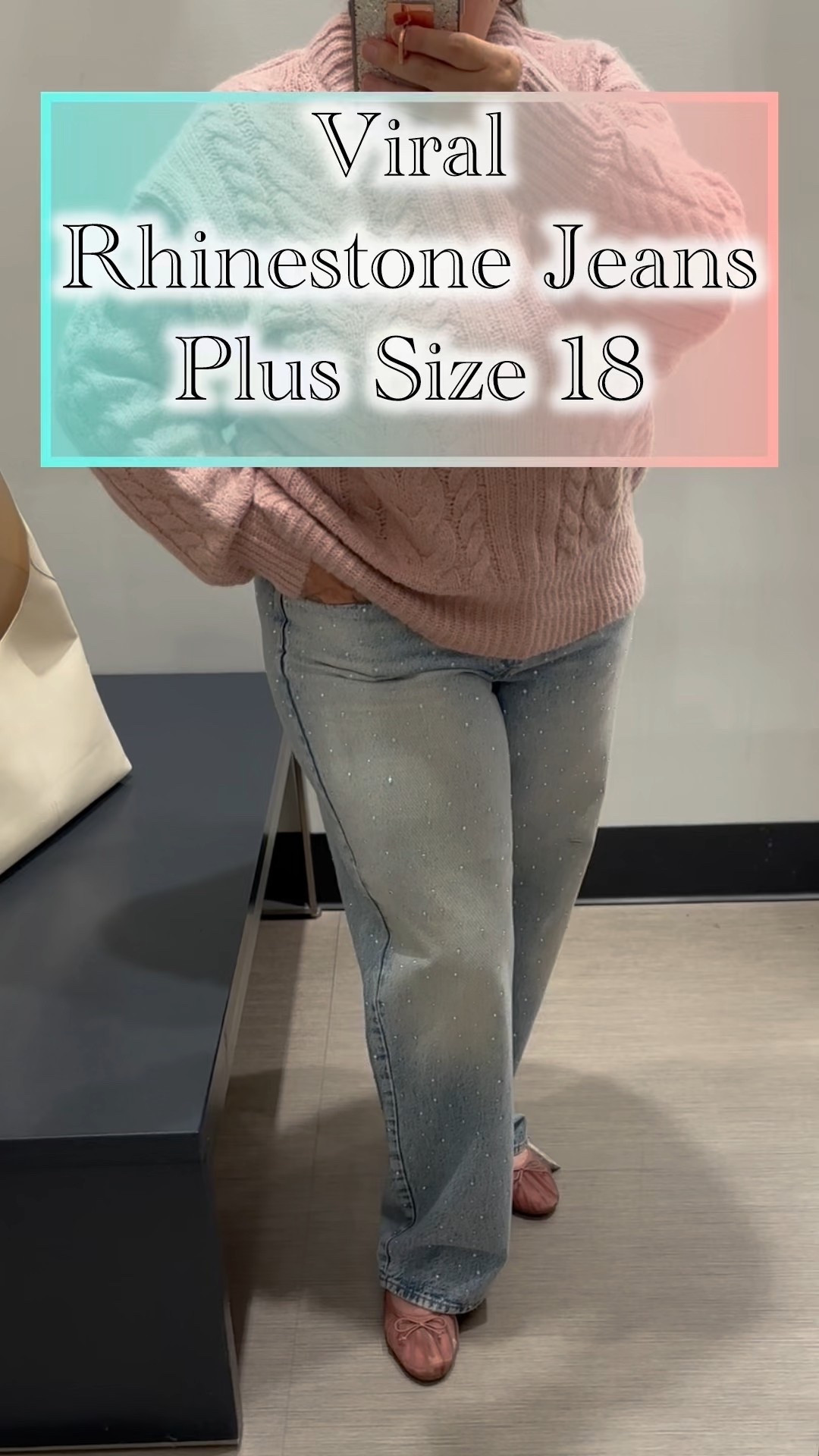 These retro jeans with their epic rhinestones have me feeling like I need to eat a croissant in Paris by the Eiffel Tower for Christmas! 

Those sparkles are on point. The mid-rise waist & relaxed thigh / hip is making my pear shape look snatched... a Holiday Miracle if you will. 

Serving 90's vibes with a side of #thatgirlstyle 

For sizing, I'm a pear shape that's 5'4, 2X & normally wear a size 18 but had to size down to a 16 in these. Think of how you carry your weight to determine the size for you or order 2 sizes just in case because these are available in regular mid & plus sizes alike. They are sure to go viral & sell out fast.

Comment "Paris" for the 🔗 or ✔️my LTK in my bio to get yours before they sell out.  Amore ❤️





(music lic was purchased for song use)
#midsizestyle #targetstyle  #plussizestyle #size16 #holidaystyle #viral #stylecrush
#holidayfashion #stylewithconfidence #curvyandconfident #winteroutfitideas #falloutfitideas #pearshape #size18  #rhinestonejeans #90sjeans #90sStyle #rhinestonejeans

#LTKPlusSize #LTKMidsize #LTKHoliday