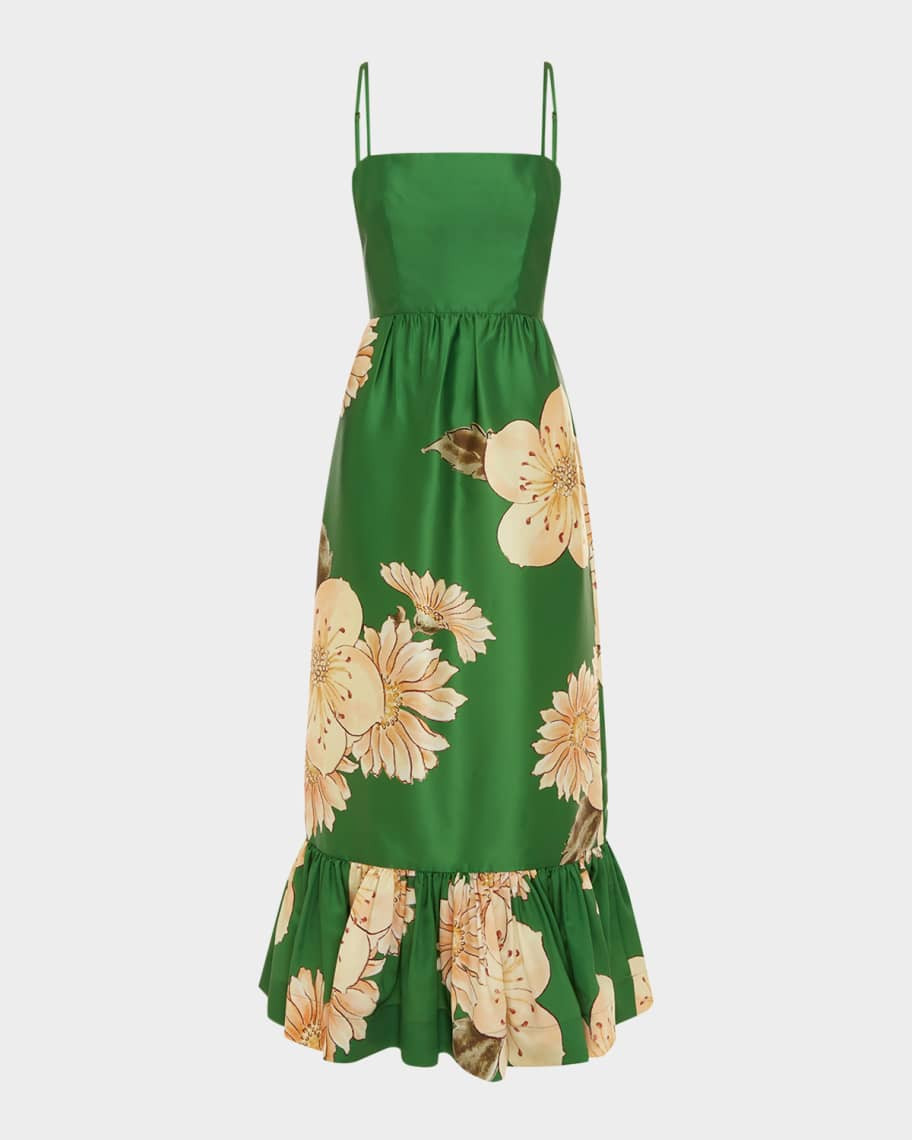 ALEMAIS Sage Midi Dress | Neiman Marcus