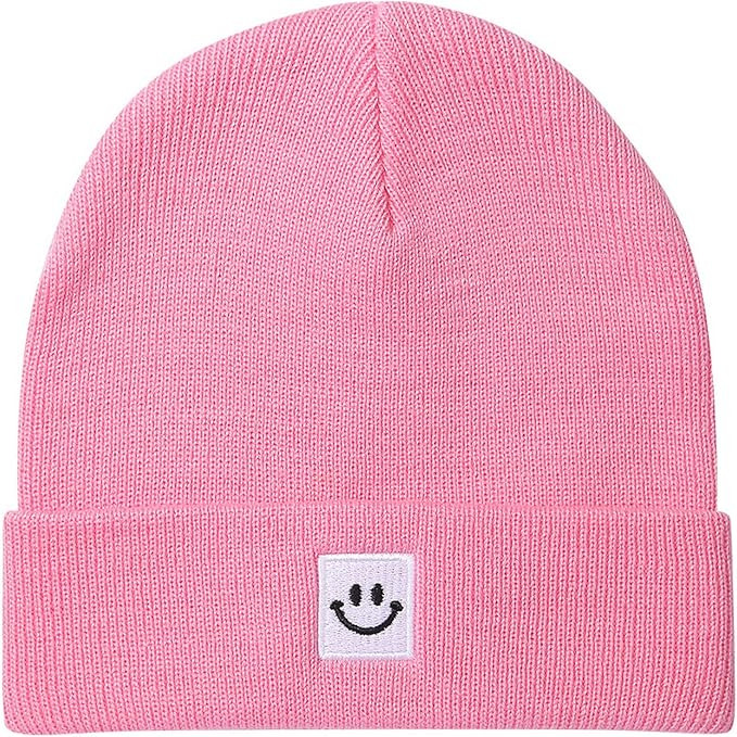 Baby Beanie Knit Ski Hat with Cute Face for Girls Boys 0-7 Years | Amazon (US)