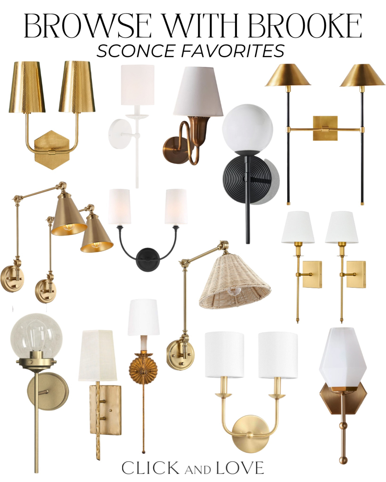 Browse with me for sconces! These are perfect for the bedside, entryway or home office ✨

Lighting, lighting finds, budget friendly lighting, modern lighting, traditional lighting, sconce, bedroom , dining room, entryway, Bellacor, Amazon , Anthropologie, wayfair, dining room light, living room light, bedroom light, home decor

#LTKstyletip #LTKunder100 #LTKhome