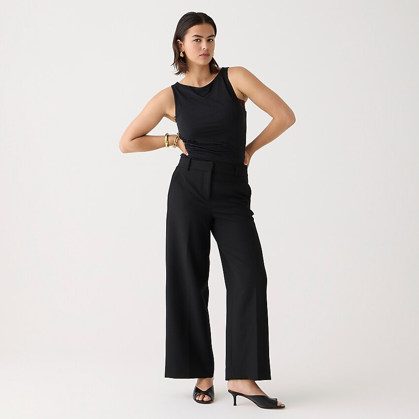 Sydney wide-leg pant in four-season stretch | J. Crew US