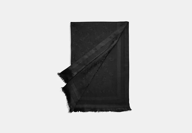 Horse And Carriage Print Jacquard Stole | Coach (US)