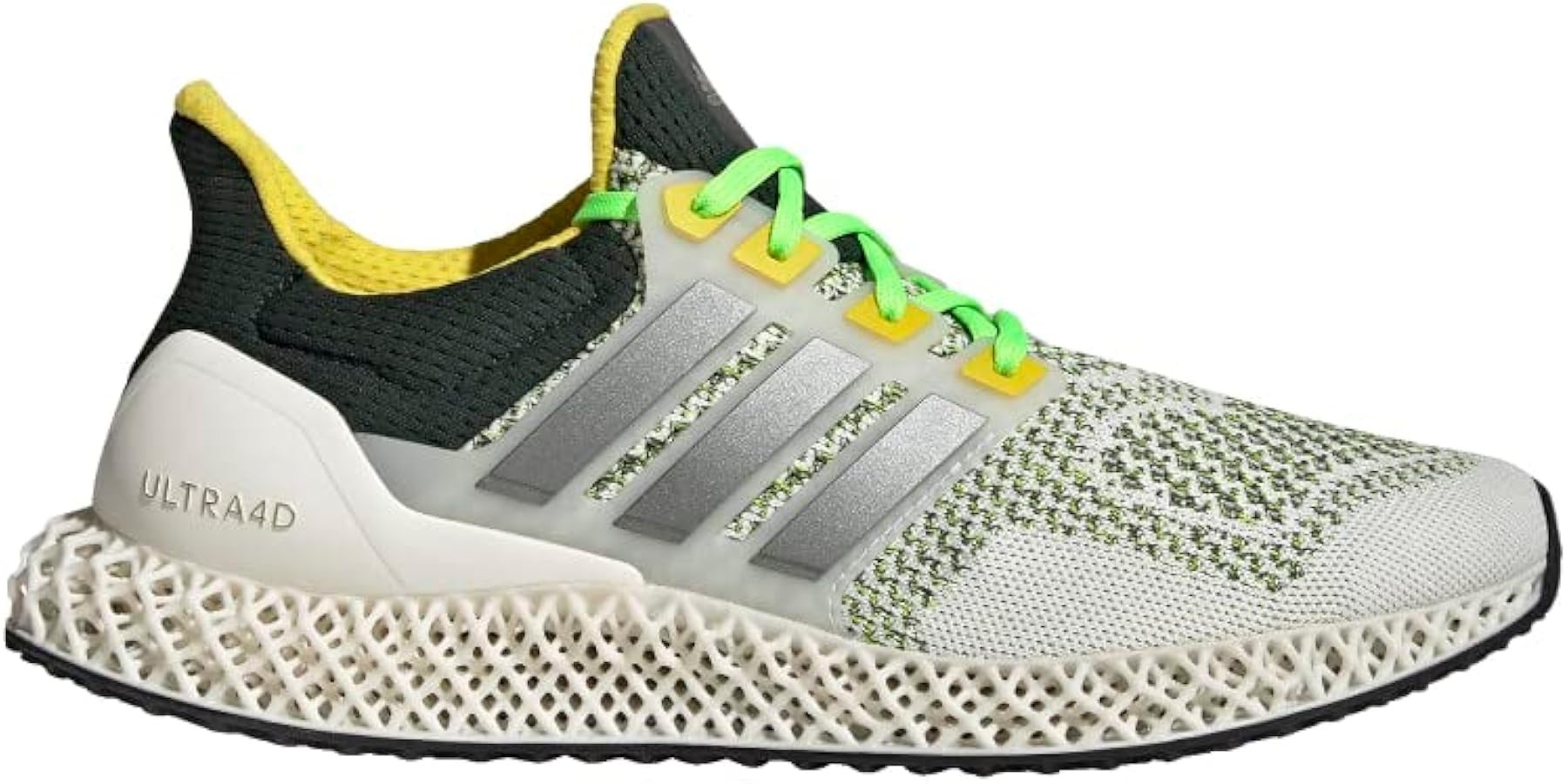 adidas Ultra 4D Running Shoes Men's, White, Size 7.5 | Amazon (US)