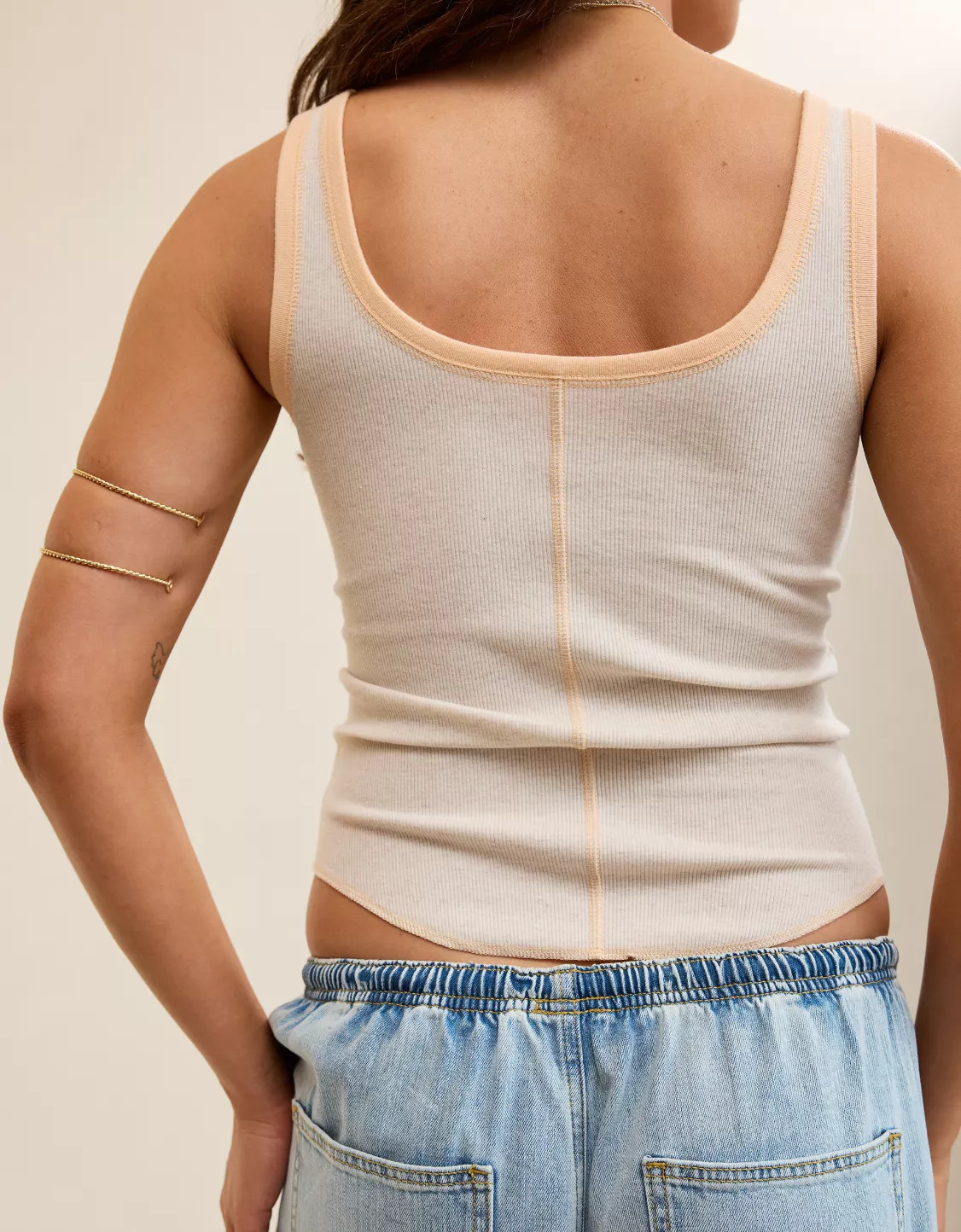 Aerie Ribbed Henley Tank Top | American Eagle Outfitters (US & CA)