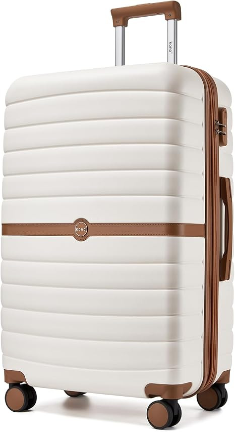 Kono Expandable 28 Inch Luggage with Spinner Wheels, Large Checked Luggage with Lock, Lightweight... | Amazon (US)