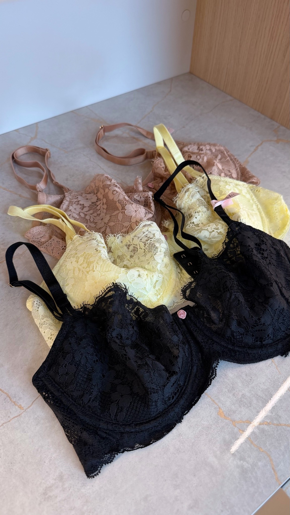 One bra, so many ways to wear it 🤍✨ @victoriassecret #vspartner 

I've been loving this Victoria's Secret unlined lace bra because it's one of those pieces that actually works with multiple outfits in your closet. Wear it with your favorite lounge set, pair it with cute pajamas, or layer it under a deep-V dress when you want a little extra coverage without losing the feminine look.

The lace detail is gorgeous, the fit is comfortable, and it comes in several colors so you can find the perfect one for your wardrobe.

Everything is linked below. If a color isn't shown, click through because many of these styles are available in multiple color options.

Wearing a 34D for reference.

Which color would you choose first? 💕

#LTKPetite #LTKOver40 #LTKootd
