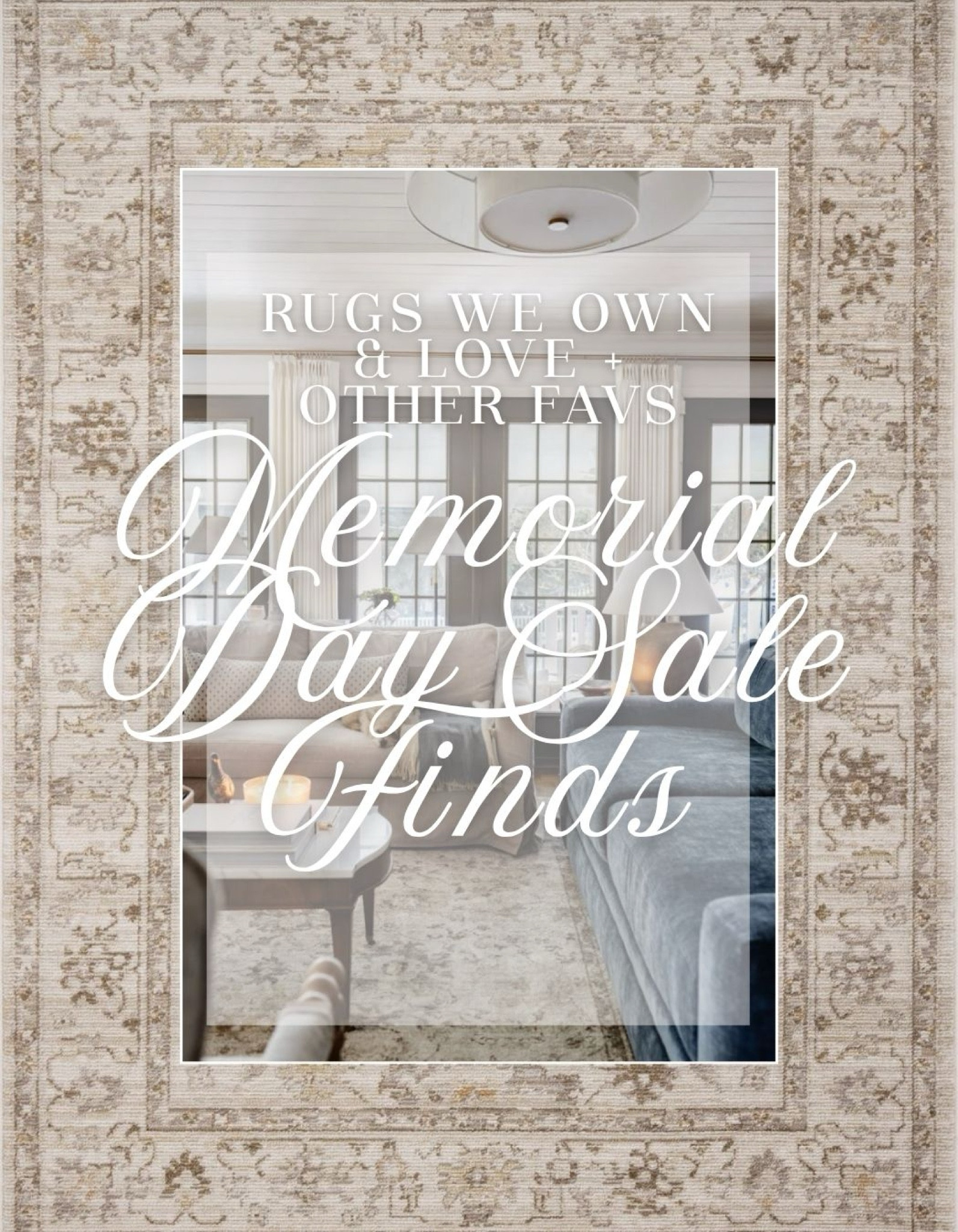 Memorial Day Sale 

Washable rugs, accent rug, living room rug 

#LTKSaleAlert