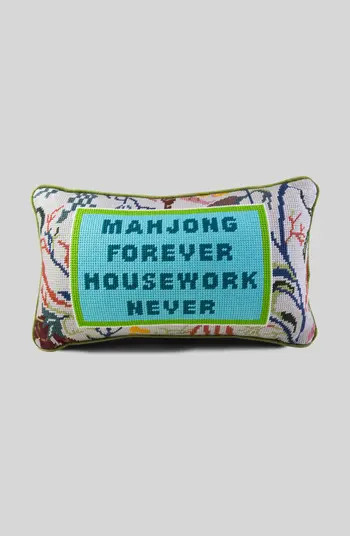Furbish Mahjong Needlepoint Pillow | Nordstrom | Nordstrom