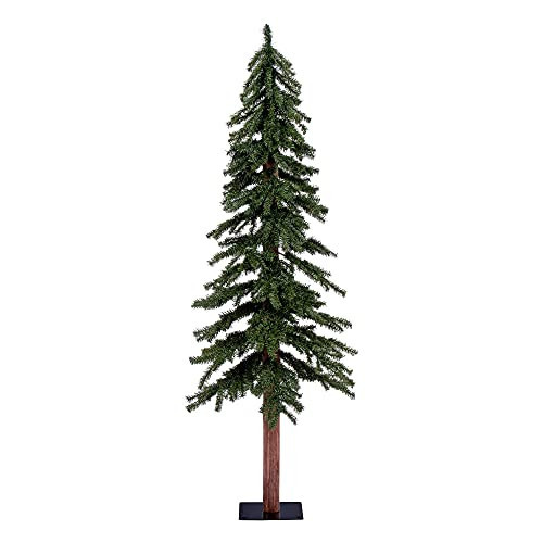 Vickerman 5' Natural Alpine Artificial Christmas Tree - Unlit - Faux Christmas Tree - Seasonal Indoor Home Decor - Artificial Decorative Christmas Tree - Reliable and Durable | Amazon (US)