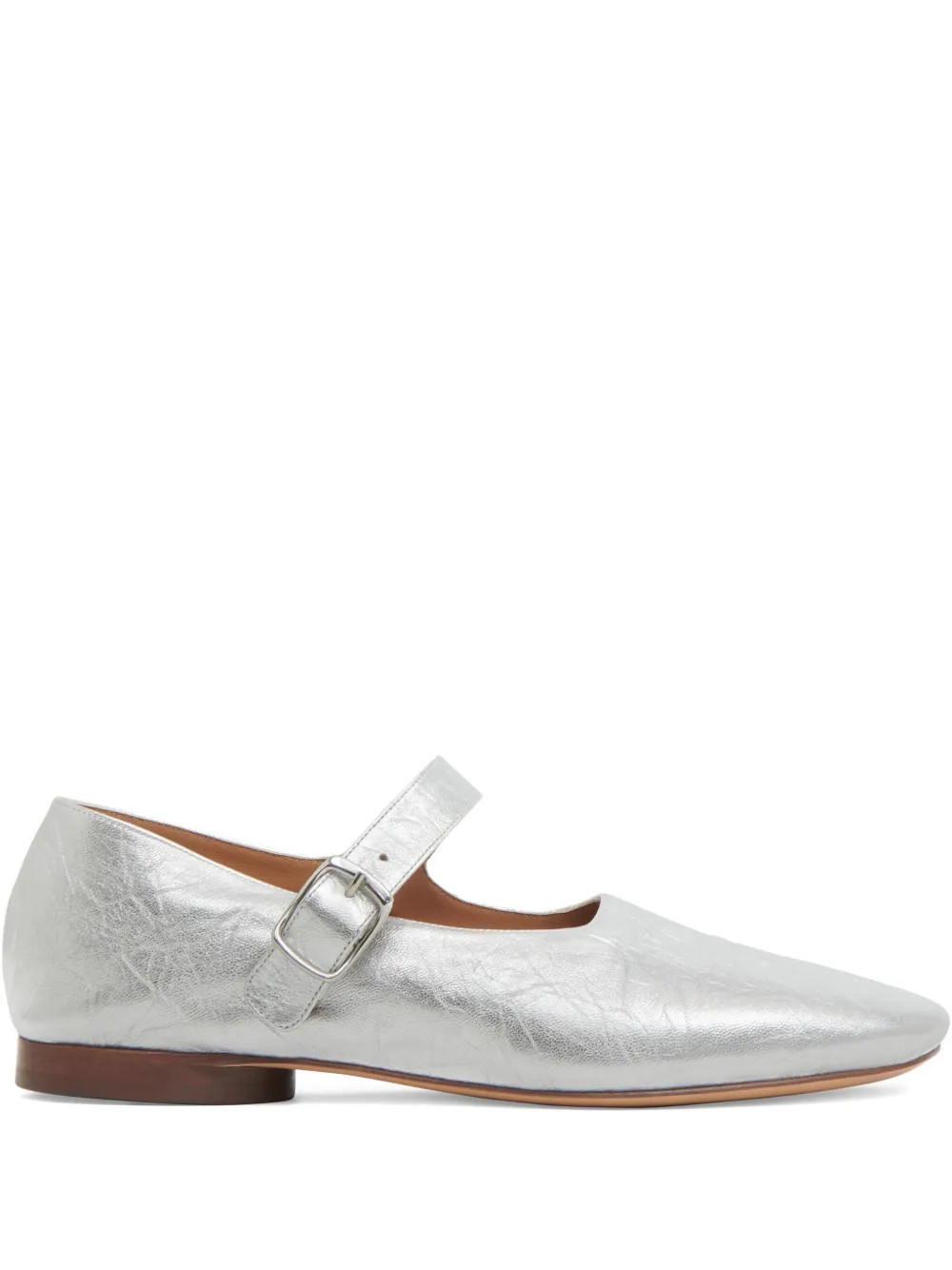 Mansur Gavriel Glove ballet flats - Silver | Farfetch Global