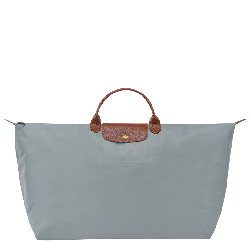 Le Pliage Original M Travel bag Steel - Recycled canvas | Longchamp US | Longchamp