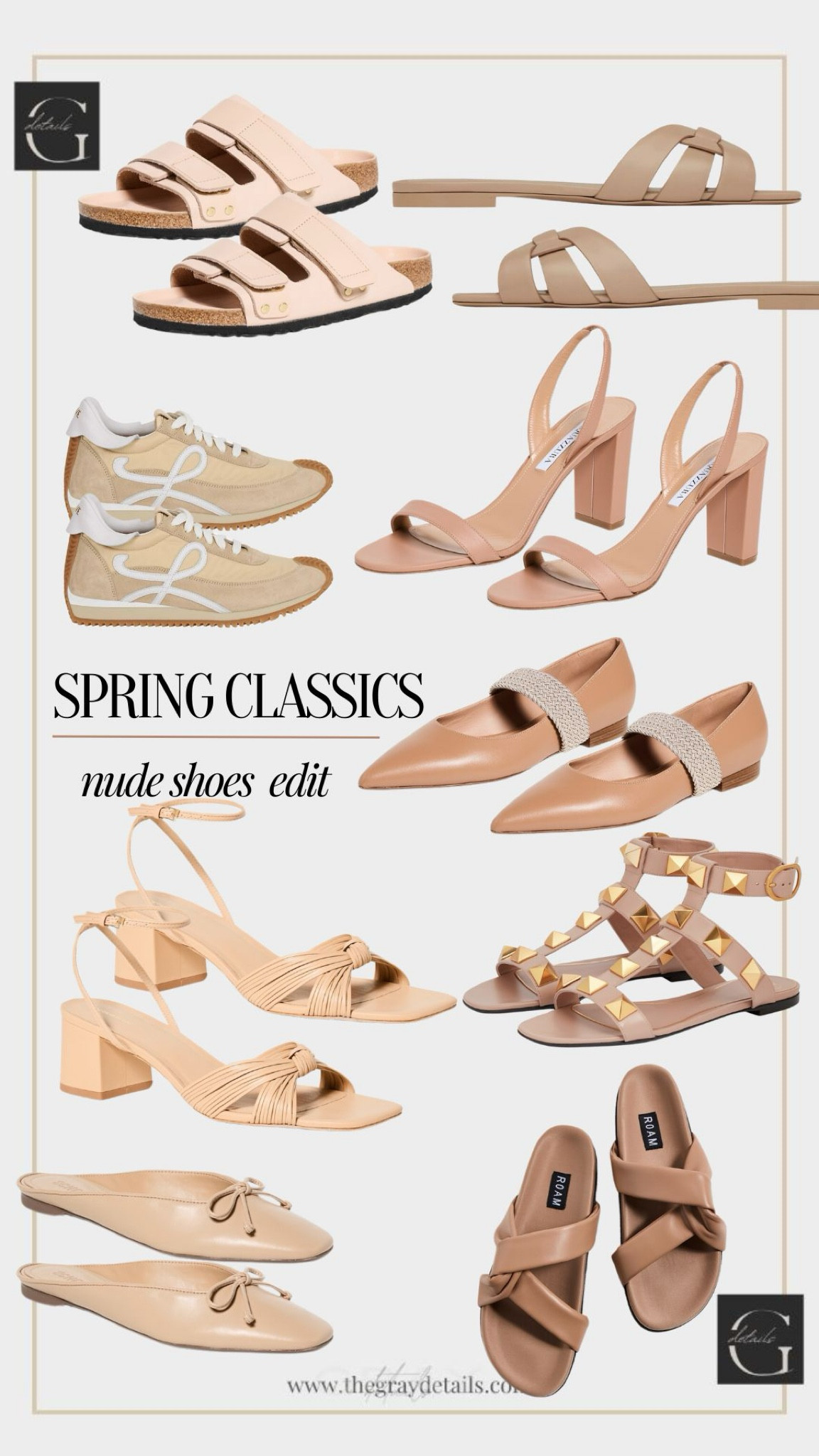 Nude spring shoe edits 

#LTKover40 #LTKshoecrush #LTKstyletip
