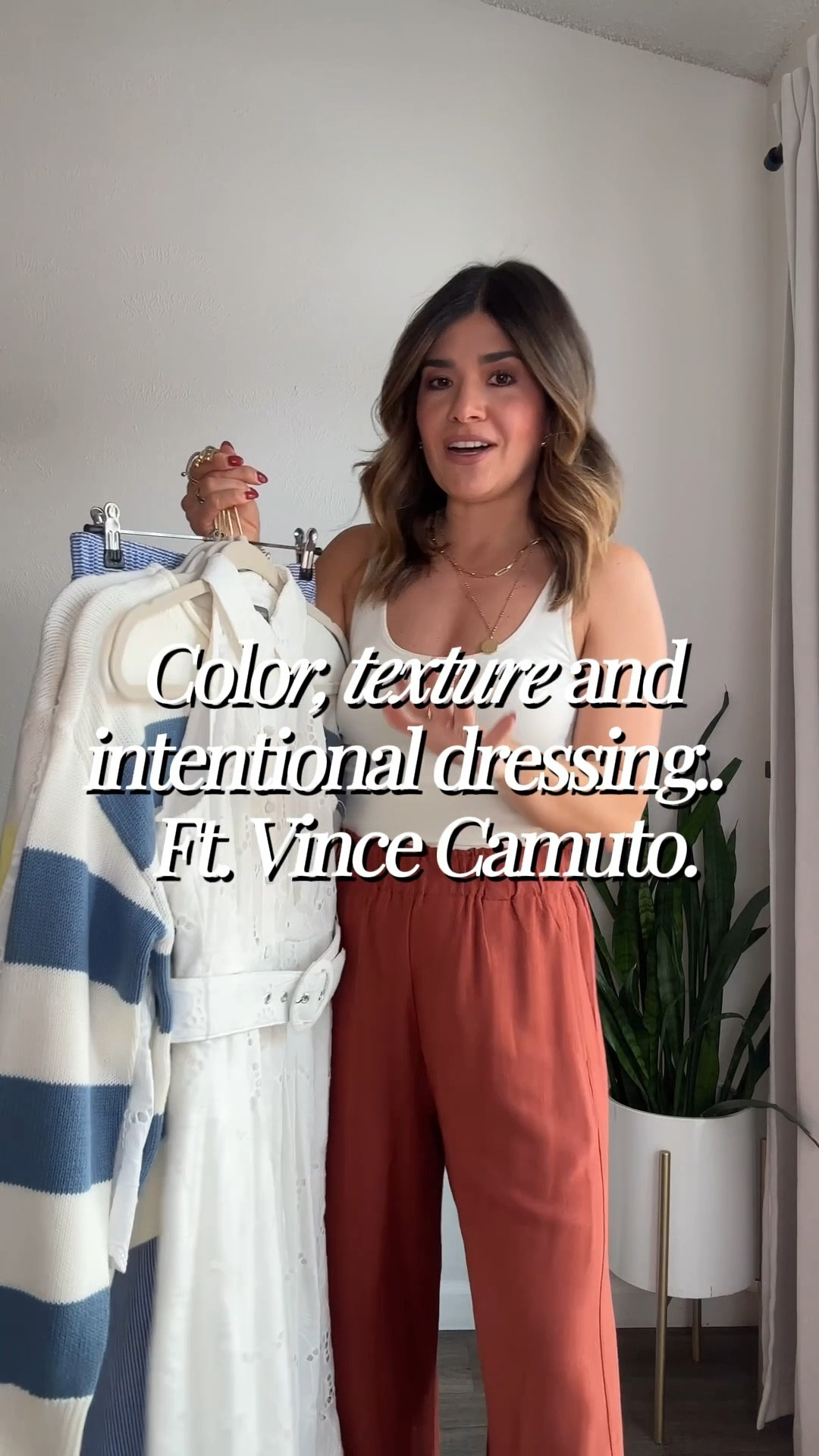 #ad These are the kind of pieces that make getting dressed feel easy again! @vincecamuto new arrivals for spring are feminine, versatile, and the perfect addition to our wardrobes! All available at Dillard's! Which look was your favorite?! @dillards #VinceCamutoPartner 

#LTKootd #LTKSeasonal