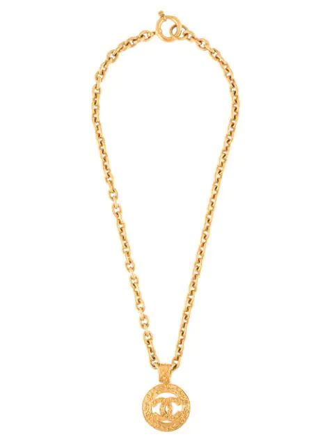 1994 CC medallion chain necklace | Farfetch (US)